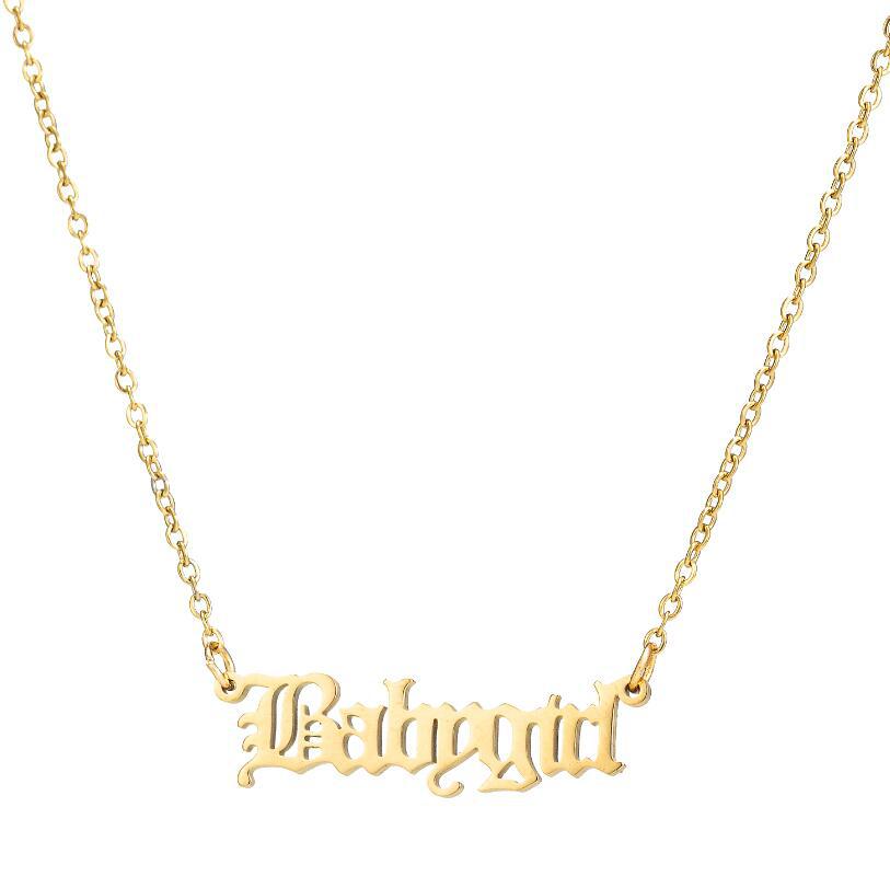 Custom Stainless Steel jewelry Women Necklace